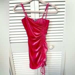 Beautiful velvet drawstring dress